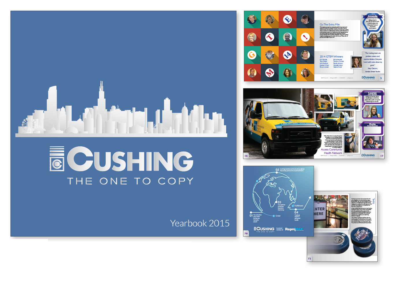 Cushing Yearbook 2015 Art Direction Design Photography Layout Production Project Management Copywriting